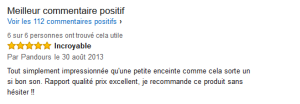 Amazon.fr commentaire client Ryght Y-Storm